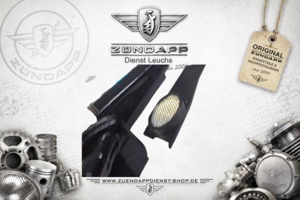 Zündapp Tuning-Luftfilterkasten ZD 40, ZE 40, ZD 20, ZD 25, ZD 30, X 25, ZX 25, ZL 25, ZS 25 – Schwarz geglättet – Premium-Nachfertigung